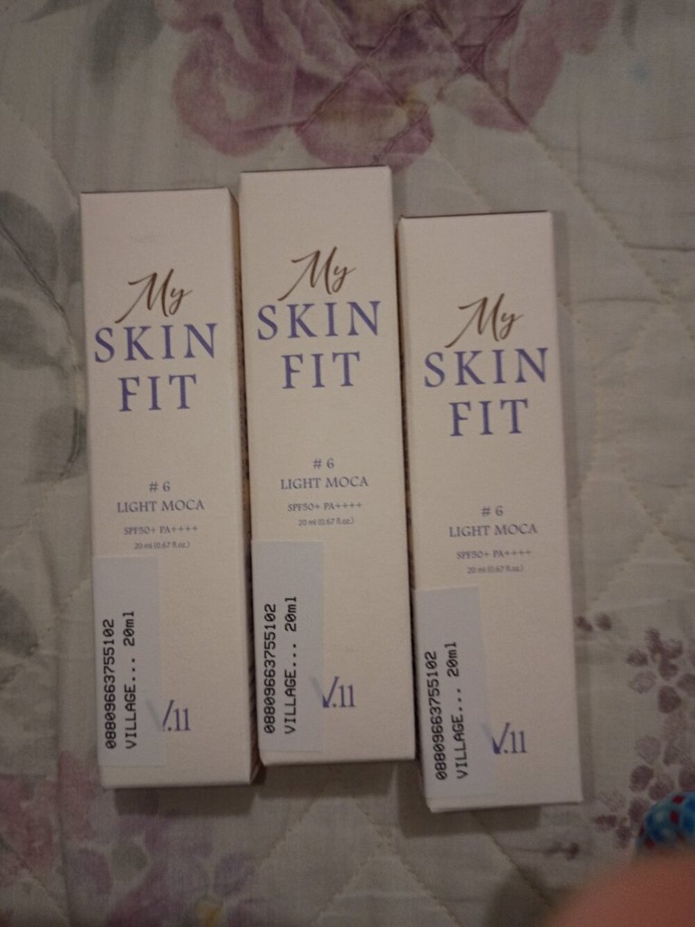 3 My skin fit #6 light moca.